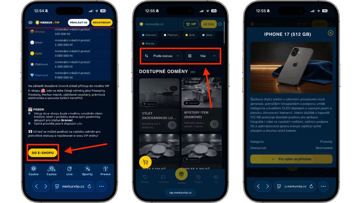 MerkurXtip VIP e-shop