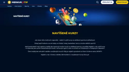 Co jsou MerkurXtip navýšené kurzy? Dosáhněte na maximální výhry