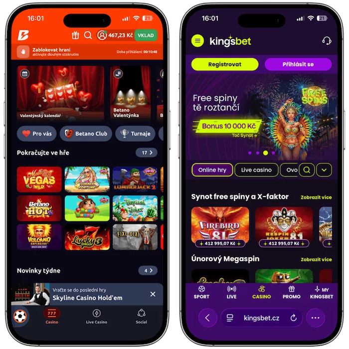 Speciální funkce Betano vs Kingsbet