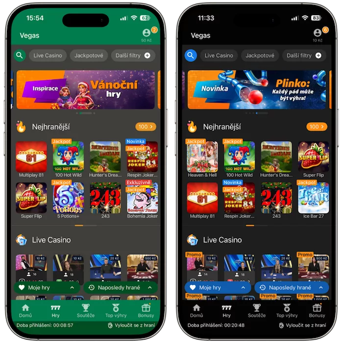 Online casino Tipsport vs Chance