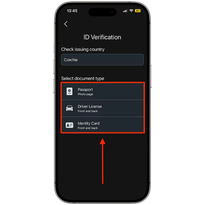 Ověření osobních dokladů Neteller
