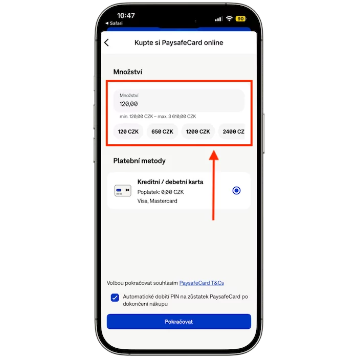 Paysafecard vklad