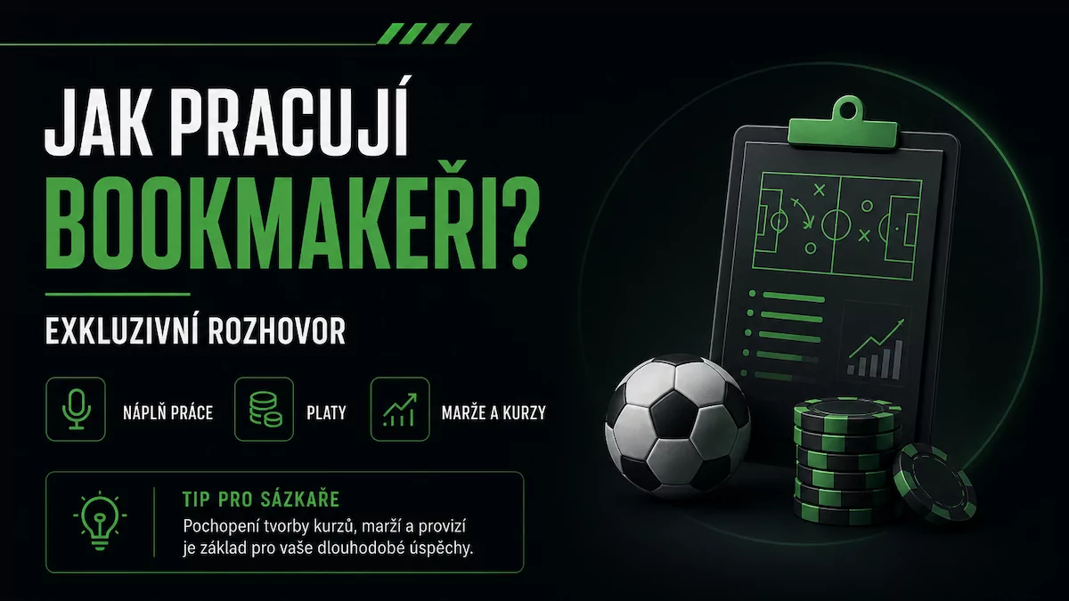 Práce bookmakera u sázkové kanceláře