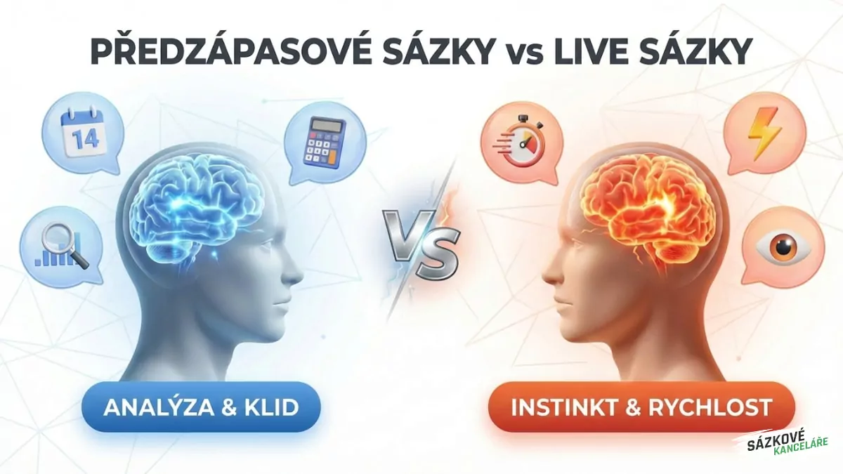 Předzápasové vs. live sázky