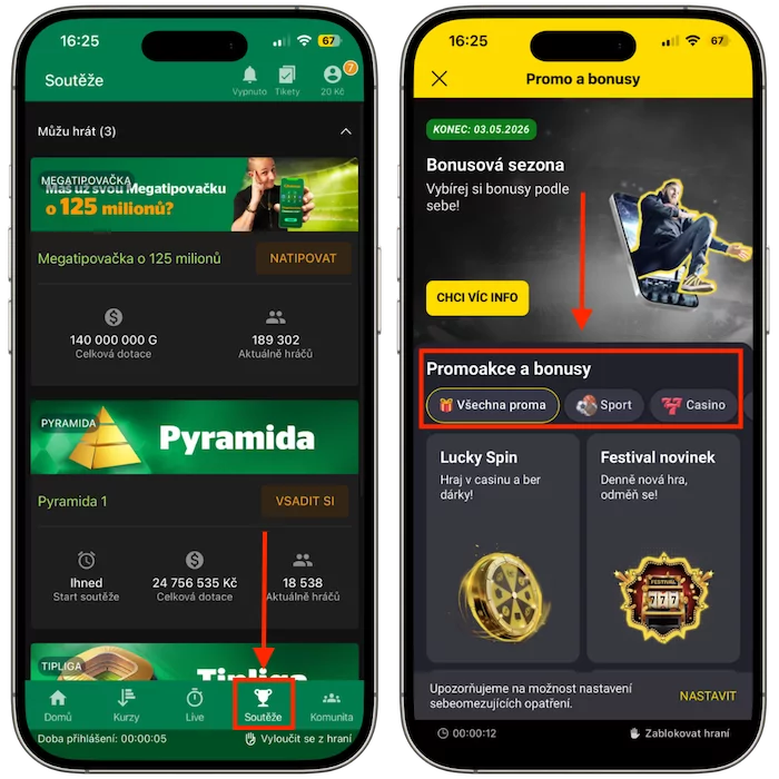 Promo akce Chance vs Fortuna