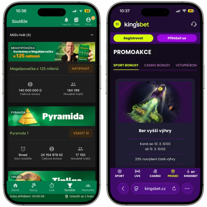 Promo akce Chance vs Kingsbet