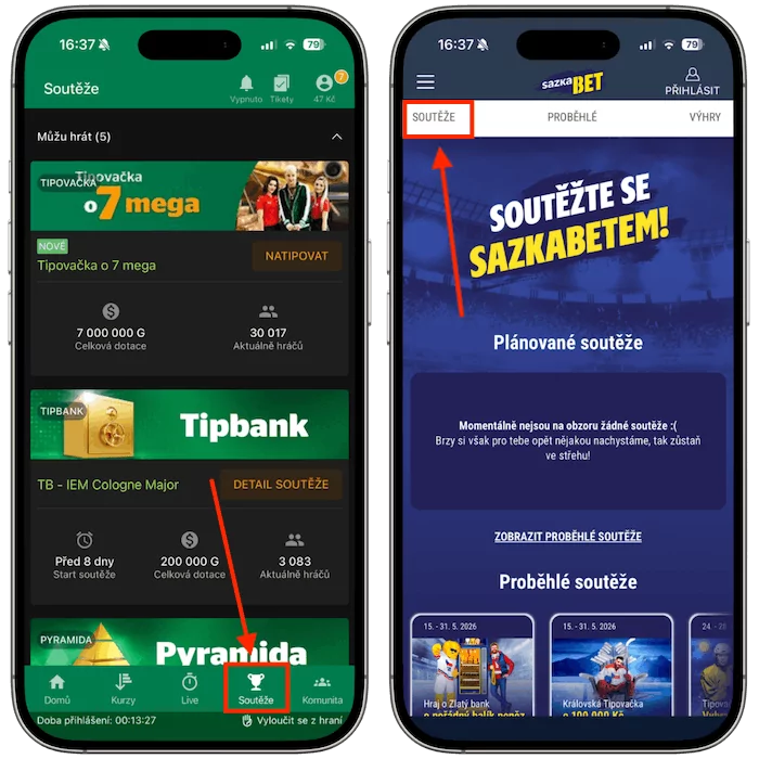 Promo akce Chance vs Sazkabet