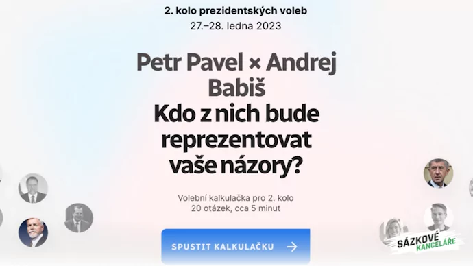 Průzkum volby prezidenta: Procenta, volební kalkulačka 2023