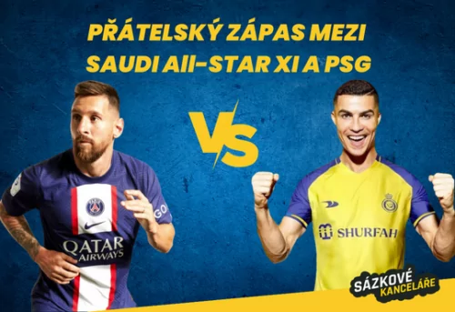 Ronaldo vs Messi – přátelský zápas mezi Saudi All-Star XI vs PSG preview