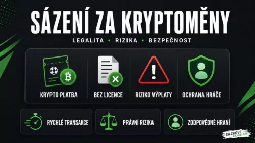 Sázení za kryptoměny: Je to v Česku legální a jaká přináší rizika?