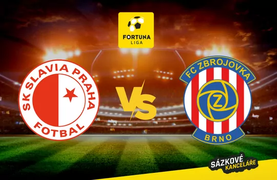 Slavia Praha vs Zbrojovka Brno - Fortuna:Liga preview a tip na sázení