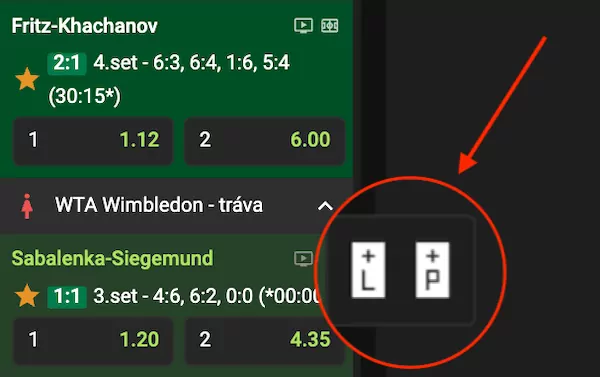 Sledování druhého zápasu Chance TV