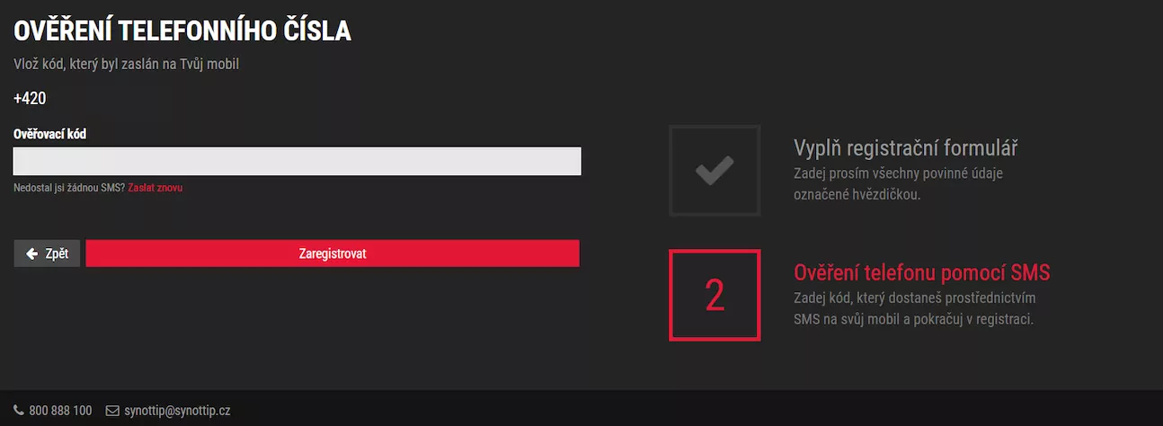 Synottip ověření telefonního čísla