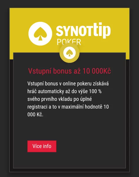 Synottip poker celková recenze