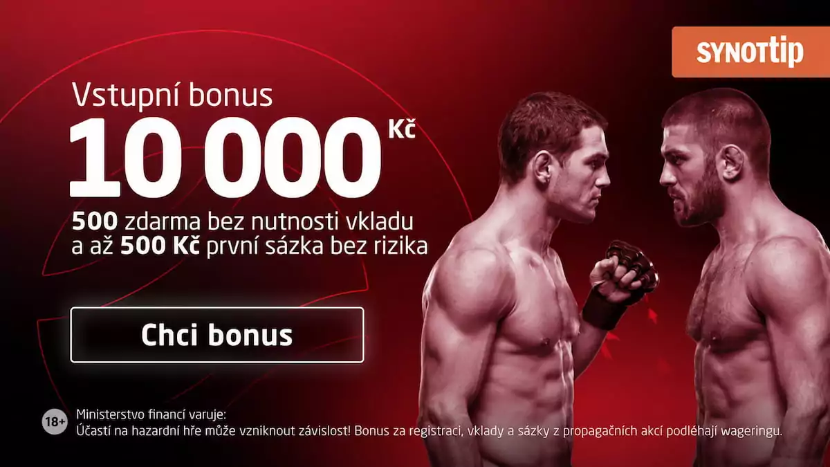 Synottip vstupní bonus