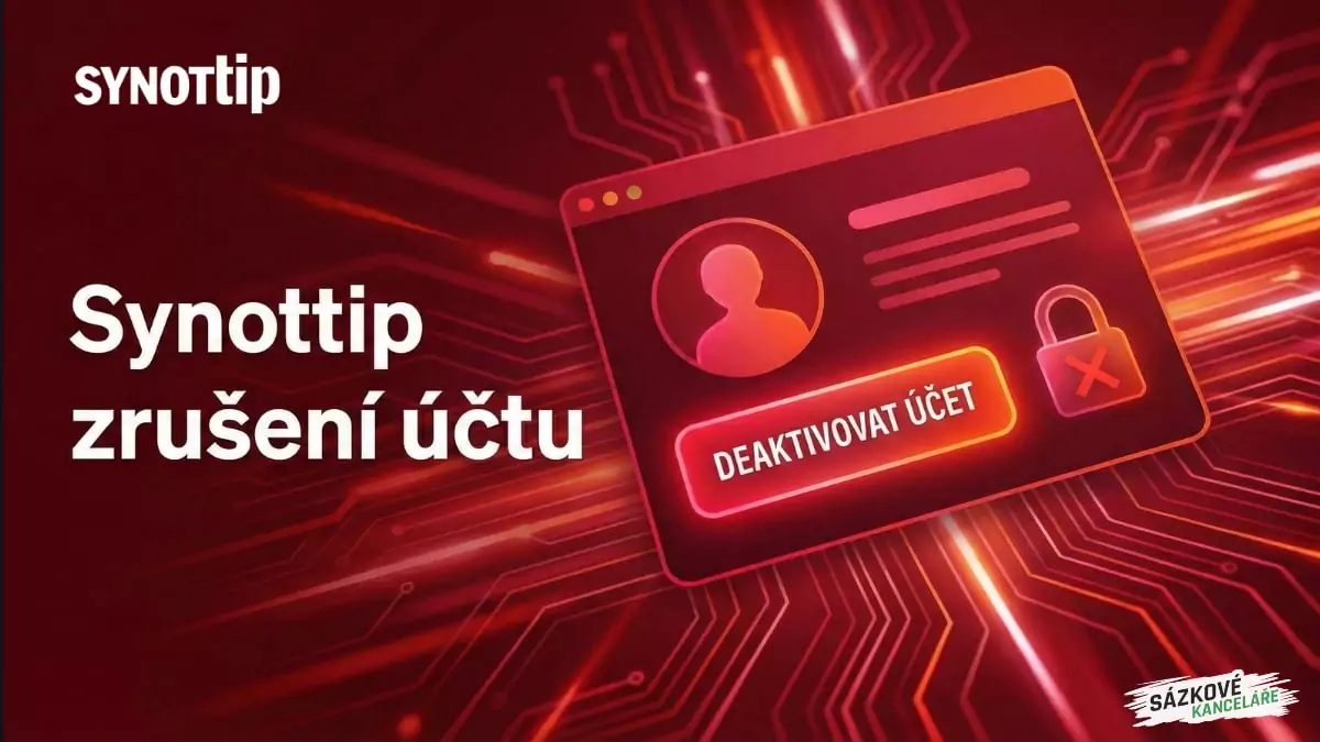 Synottip zrušení účtu