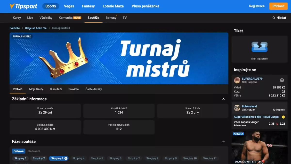 Tipsport Turnaj mistrů