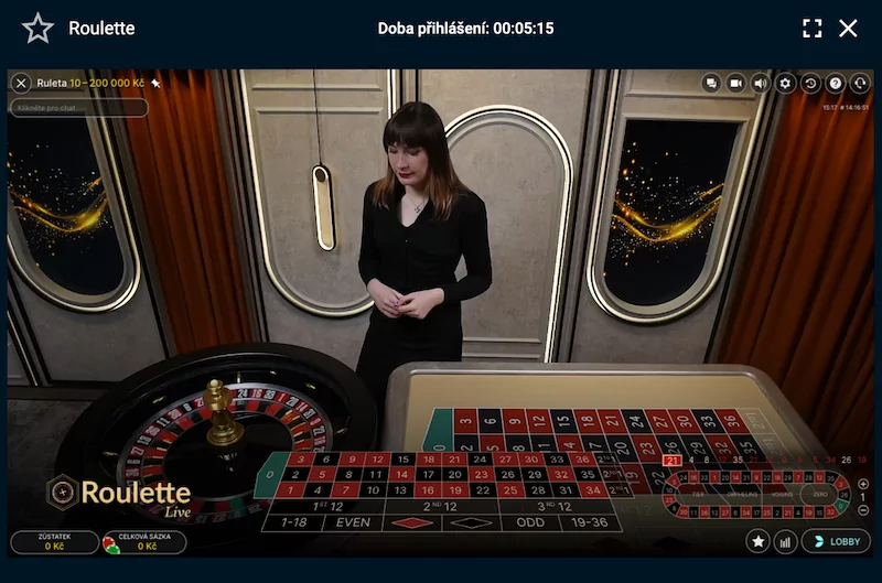 Tipsport live casino ruleta