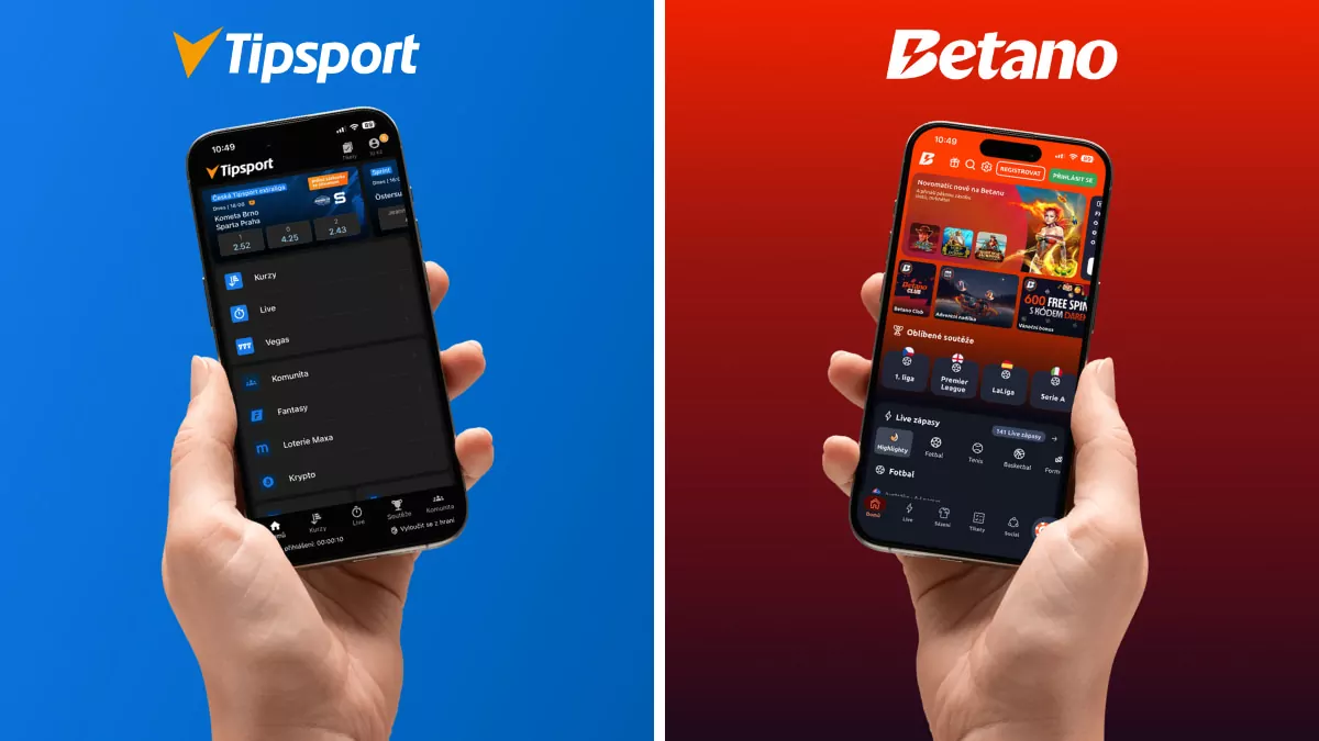 Tipsport vs. Betano