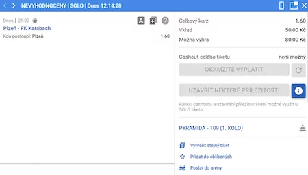 Viktoria Plzeň vs FK Karabach (odvetný zápas) tiket