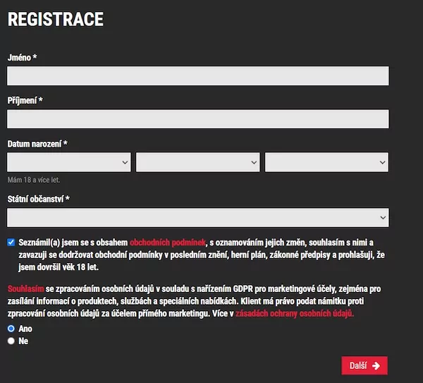 Základní údaje Synottip