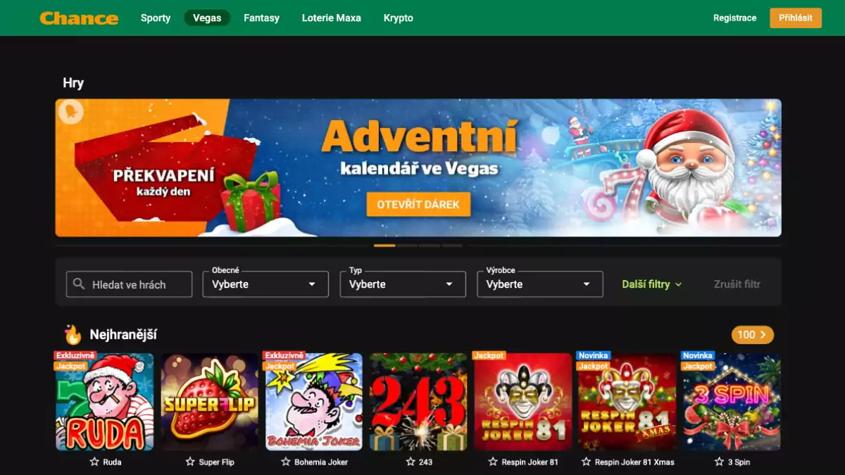 Chance Adventní kalendář