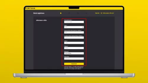 Fortuna registrace: návod na registraci a přihlášení online