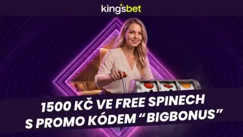 Kingsbet free spiny 2026: až 1 500 Kč ve spinech