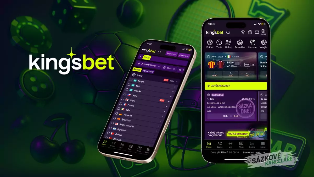 Kingsbet mobilní aplikace