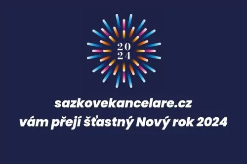 Sazkovekancelare.cz přejí šťastný nový rok 2024