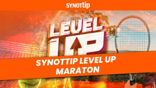 Synottip Level Up maraton – Získejte 500 Kč v Benefit bodech