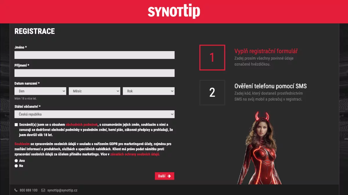 Synottip promo kód