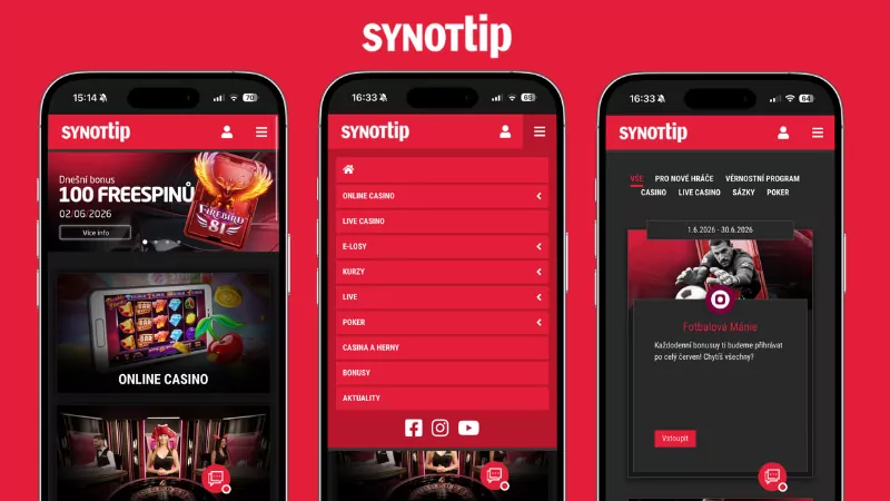 Recenze sázkové kanceláře Synottip
